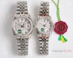 Swiss Quality White Micro Dial 28mm/36mm Replica Rolex Datejust Watch Citizen 8215 Movement